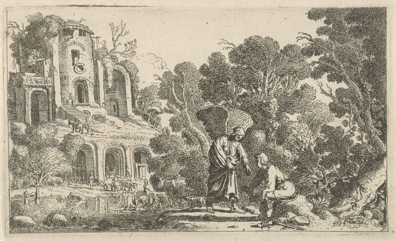 Tobías y el Ángel en el Tigris Historia de Tobías (título de la serie) de Claes Moeyaert