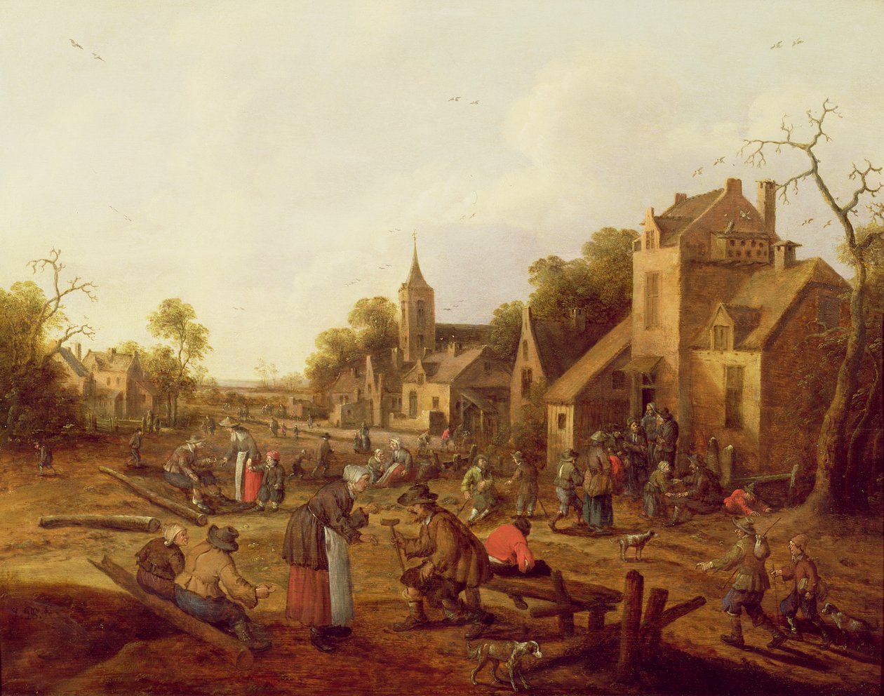 Unbekanntes Bild de Claes Molenaer