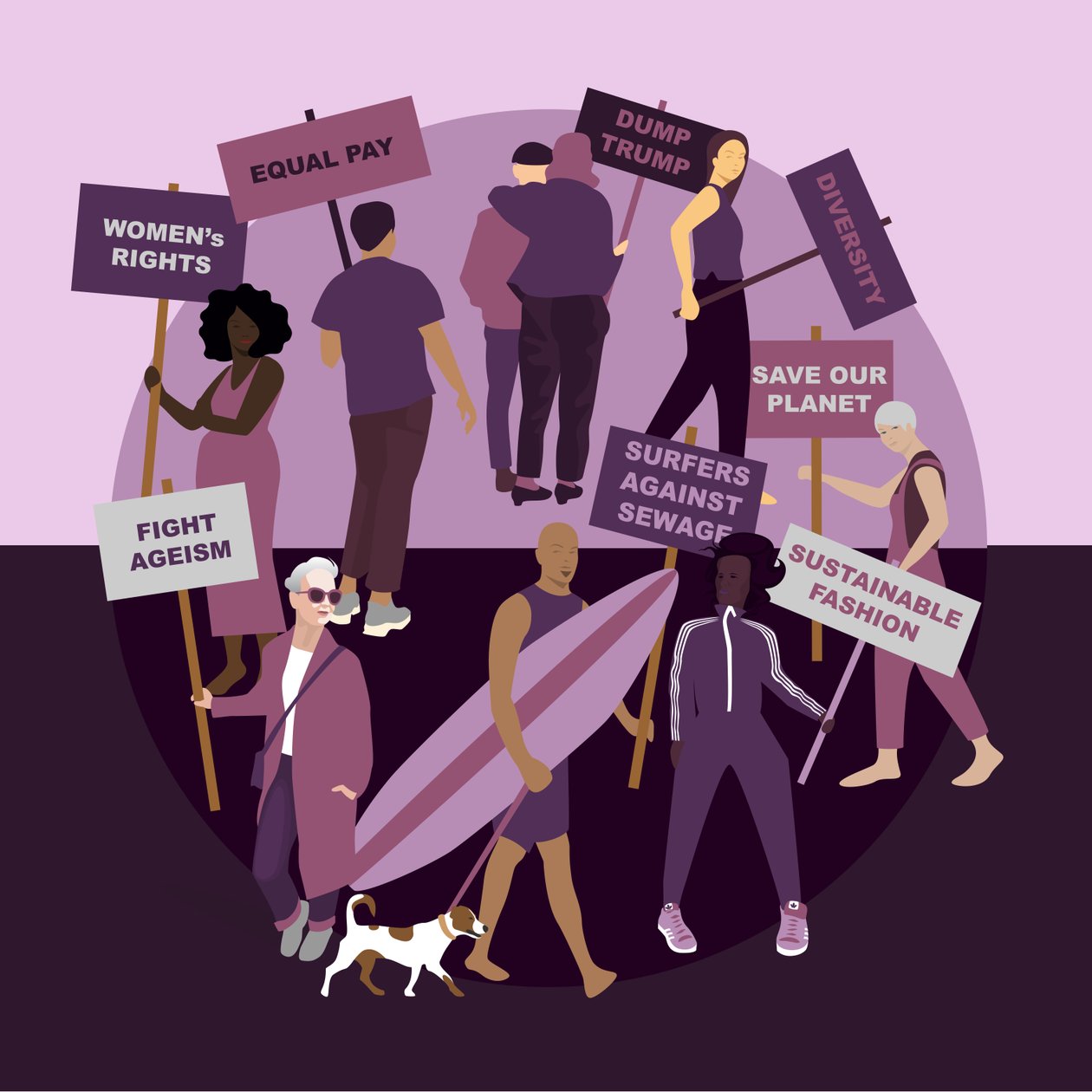 activistas de Claire Huntley