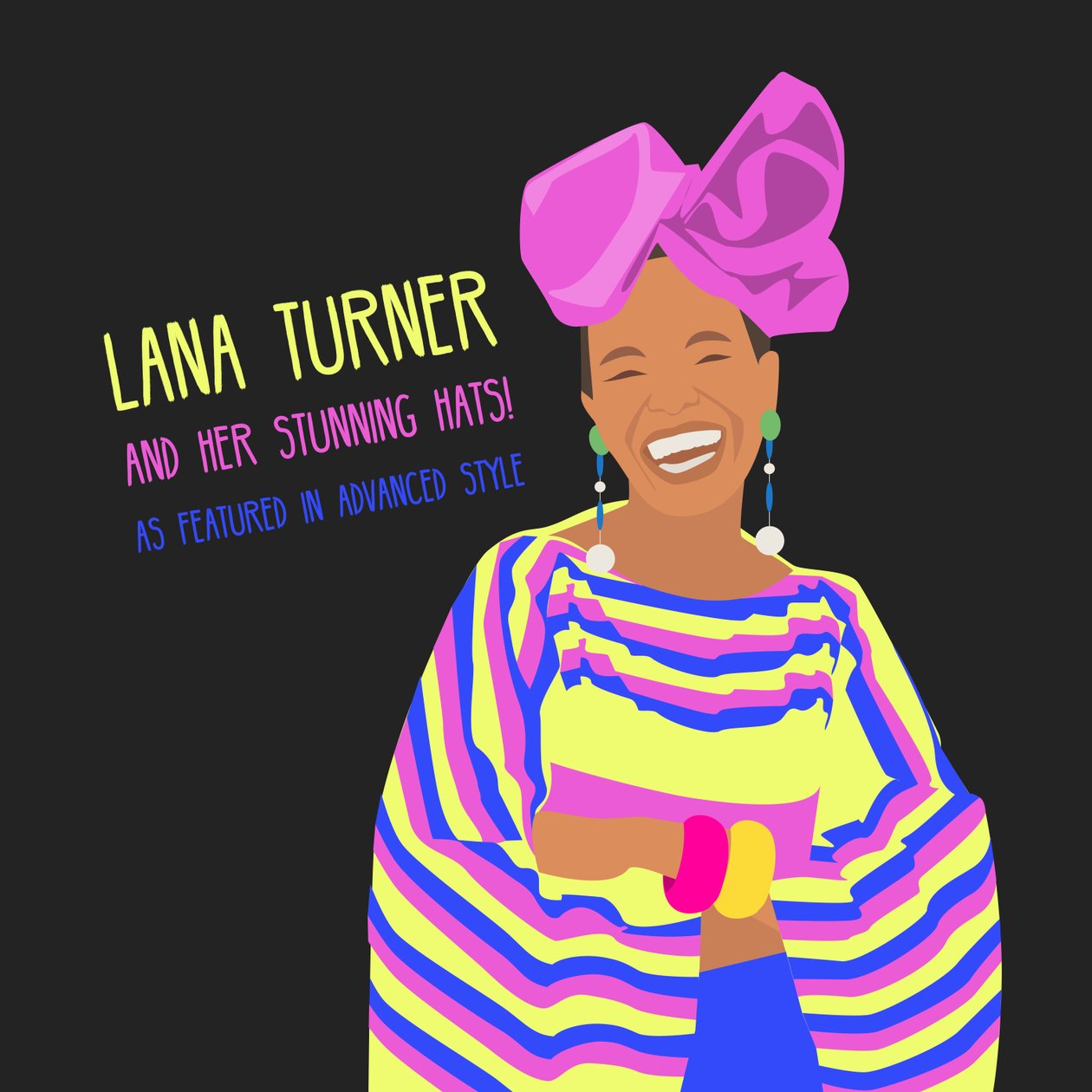 Lana Turner y sus impresionantes sombreros como se presenta en Advanced Style de Claire Huntley