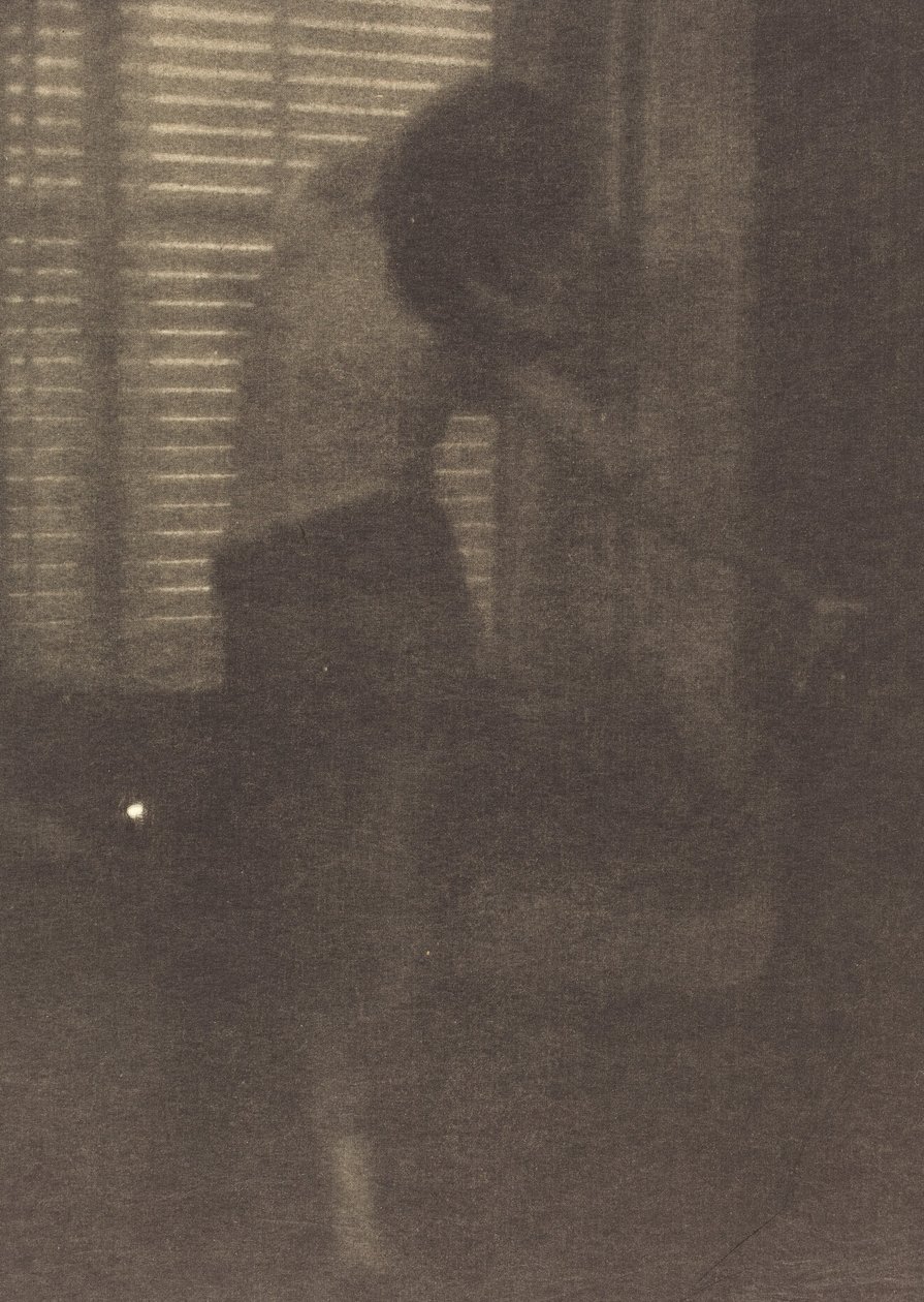 Modelo en Estudio de Nueva York, c. 1915 de Clarence H White
