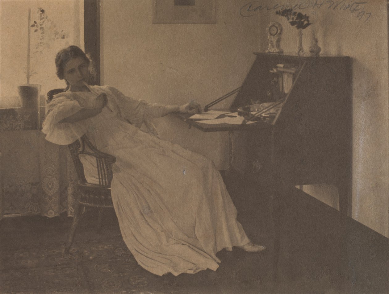 ¿Qué diré?, 1896 de Clarence H. White