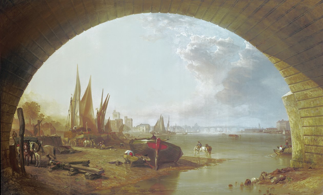 Puente Vauxhall Viejo, Londres de Clarkson Frederick Stanfield