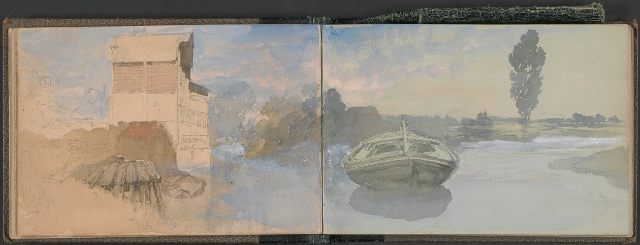 Cuaderno de bocetos de la Isla de Wight y Kent de Clarkson Stanfield