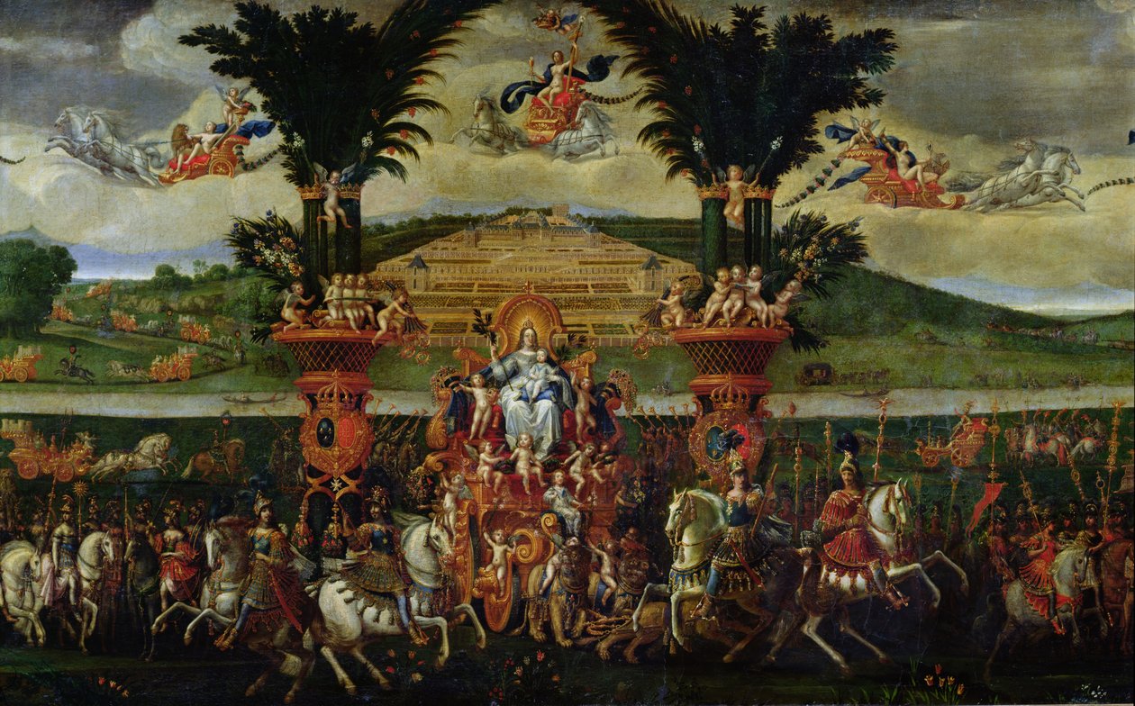Tierra, (detalle) c.1640-41 de Claude Deruet
