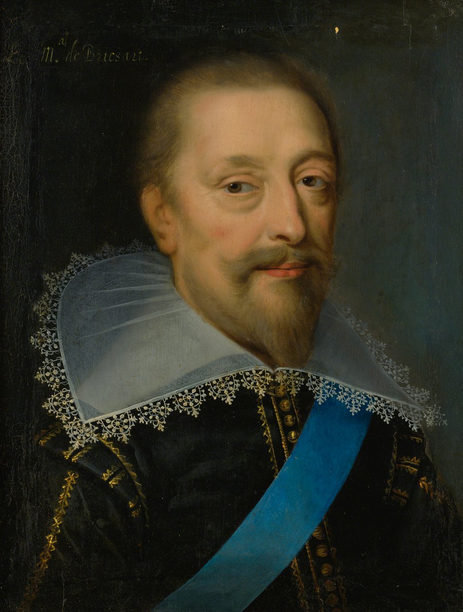 Retrato de un Hombre con banda azul de Claude Deruet