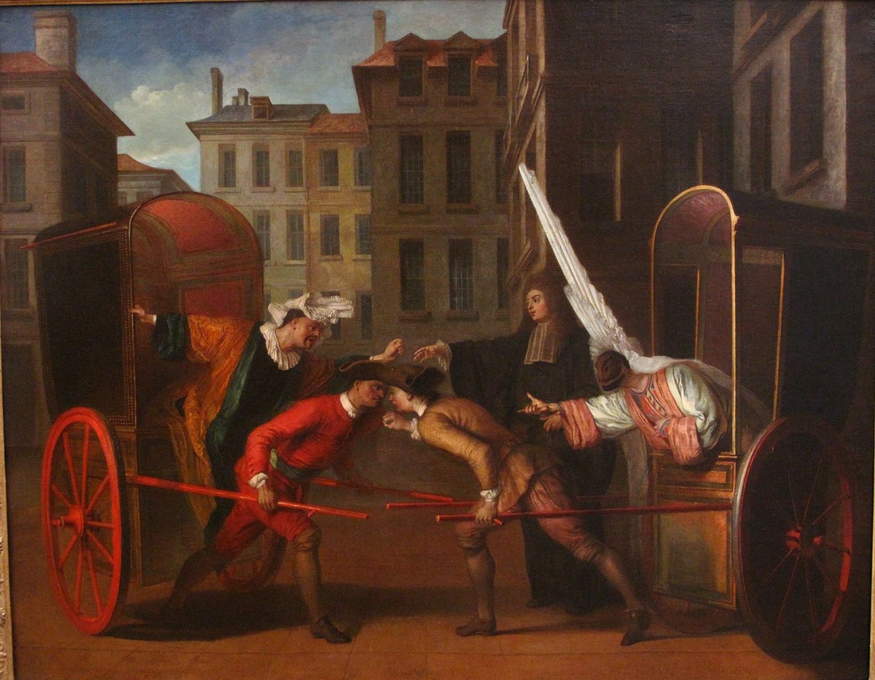 Los dos carruajes de Claude Gillot