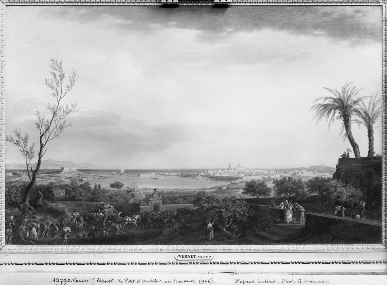 Puerto de Antibes en Provenza, 1757 de Claude Joseph Vernet