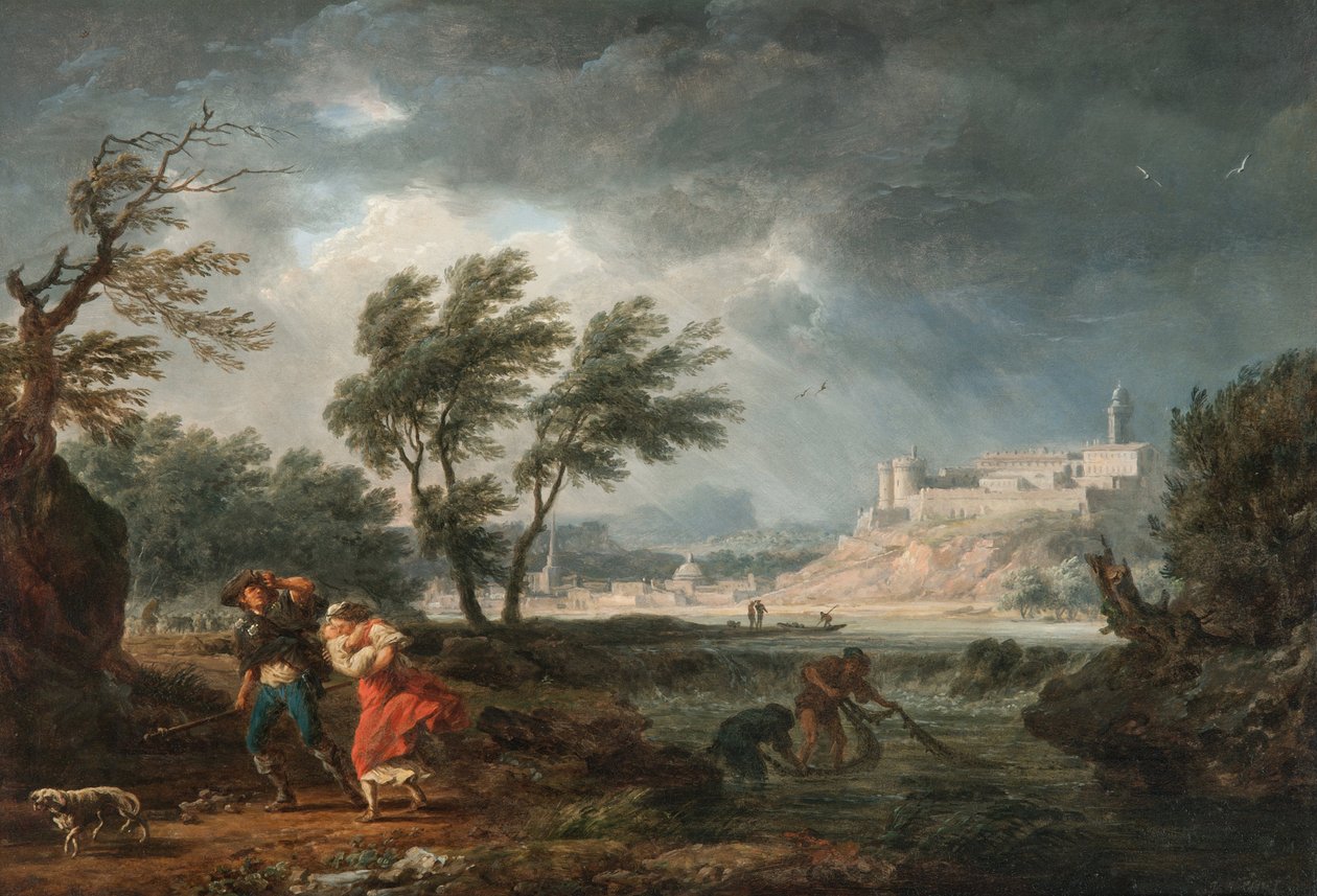 Las cuatro horas del día- Mediodía de Claude Joseph Vernet