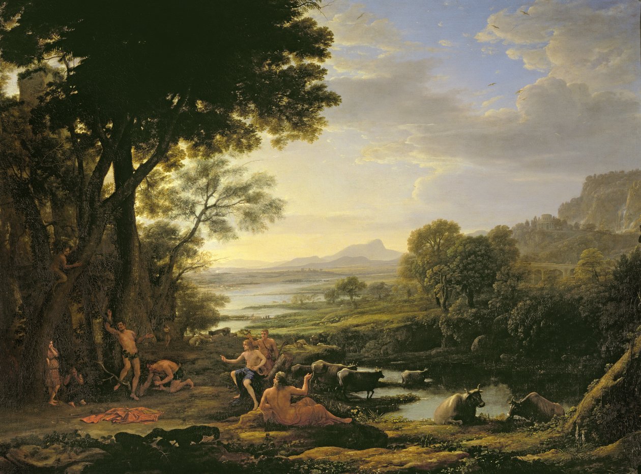 Apolo desollando a Marsias de Claude Lorrain
