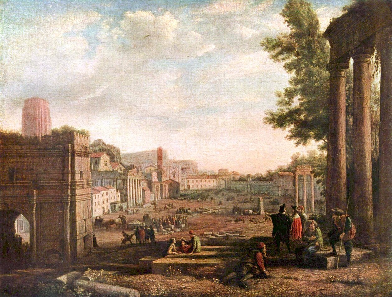 Campo Vaccino de Claude Lorrain