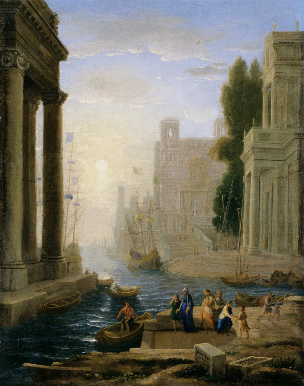 Embarque de Santa Paula de Claude Lorrain