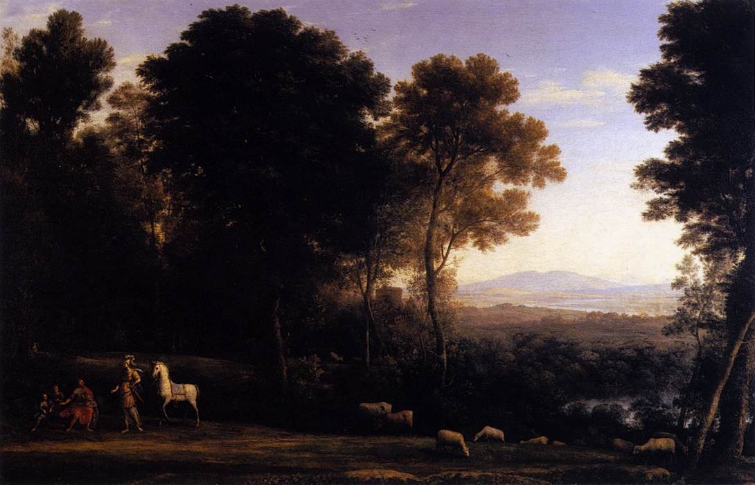 Erminia y los pastores de Claude Lorrain