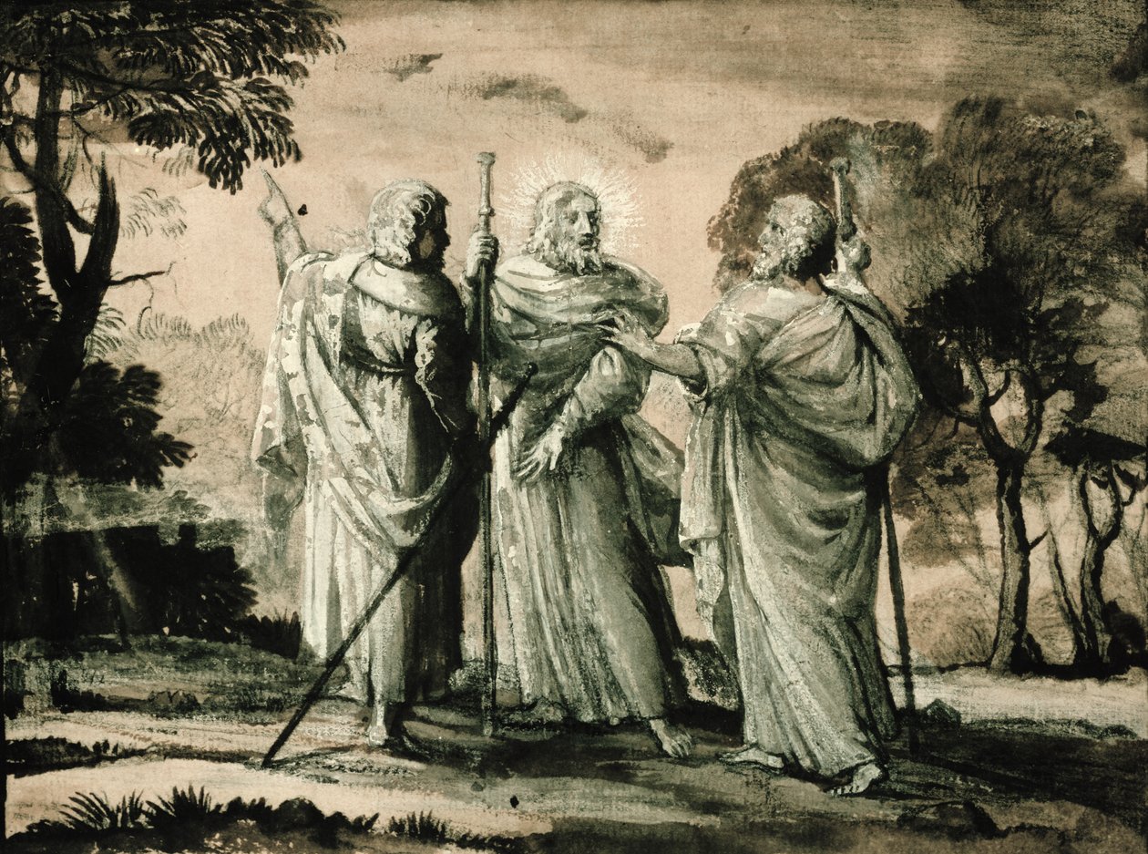 Viaje a Emaús de Claude Lorrain