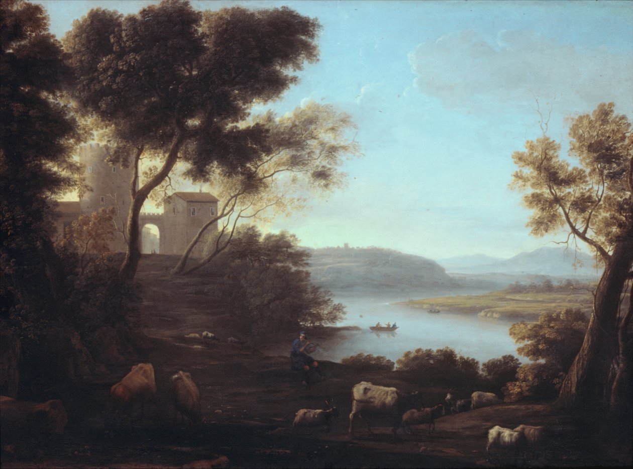 La campiña romana de Claude Lorrain