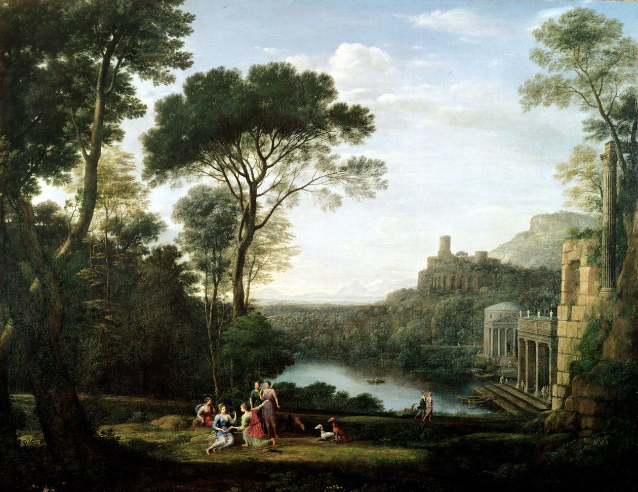 Paisaje con la ninfa Egeria de Claude Lorrain