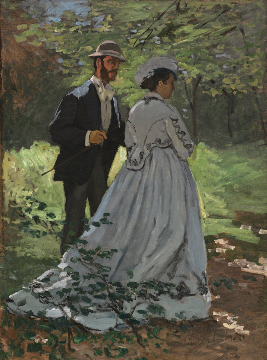 Bazille y Camille de Claude Monet