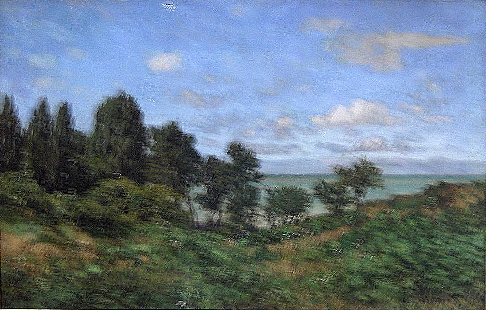 Paisaje costero de Claude Monet