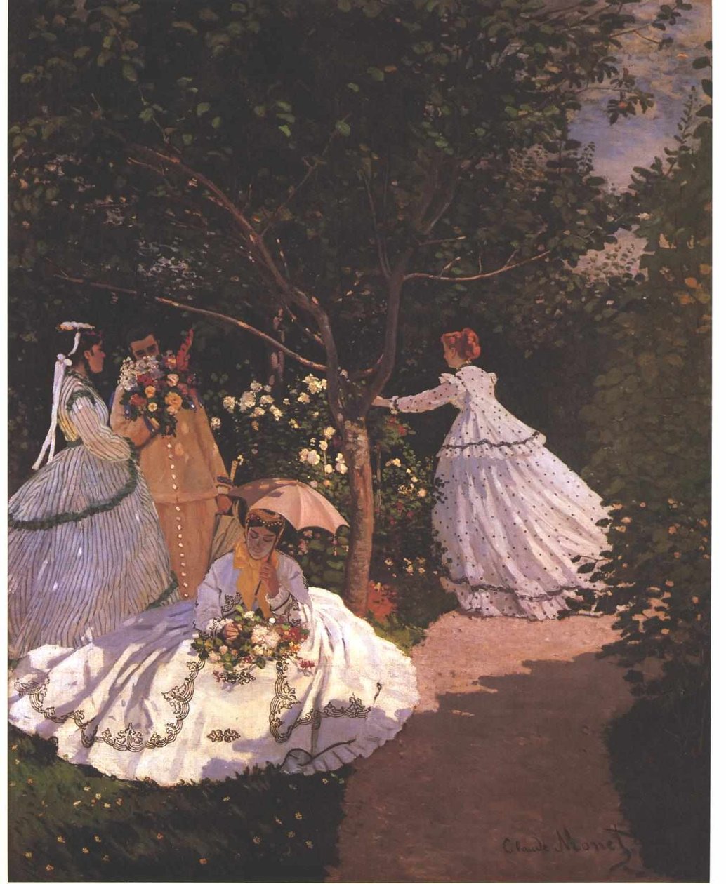 Mujeres en el jardín de Claude Monet