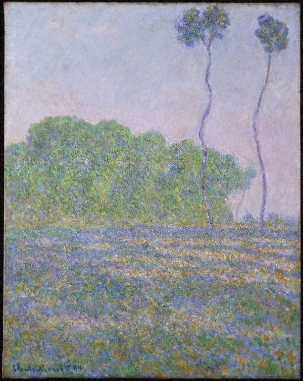 Pradera en Giverny de Claude Monet