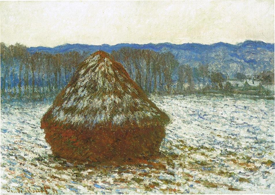 Montón de trigo de Claude Monet