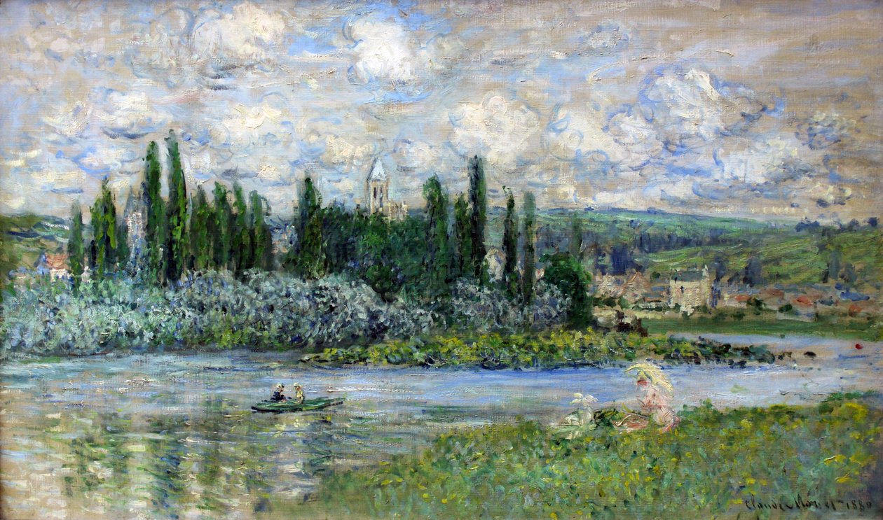 Vista de Vetheuil-sur-Seine de Claude Monet