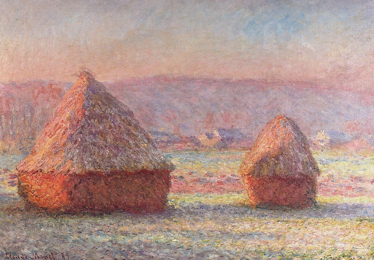 Escarcha blanca. Amanecer de Claude Monet