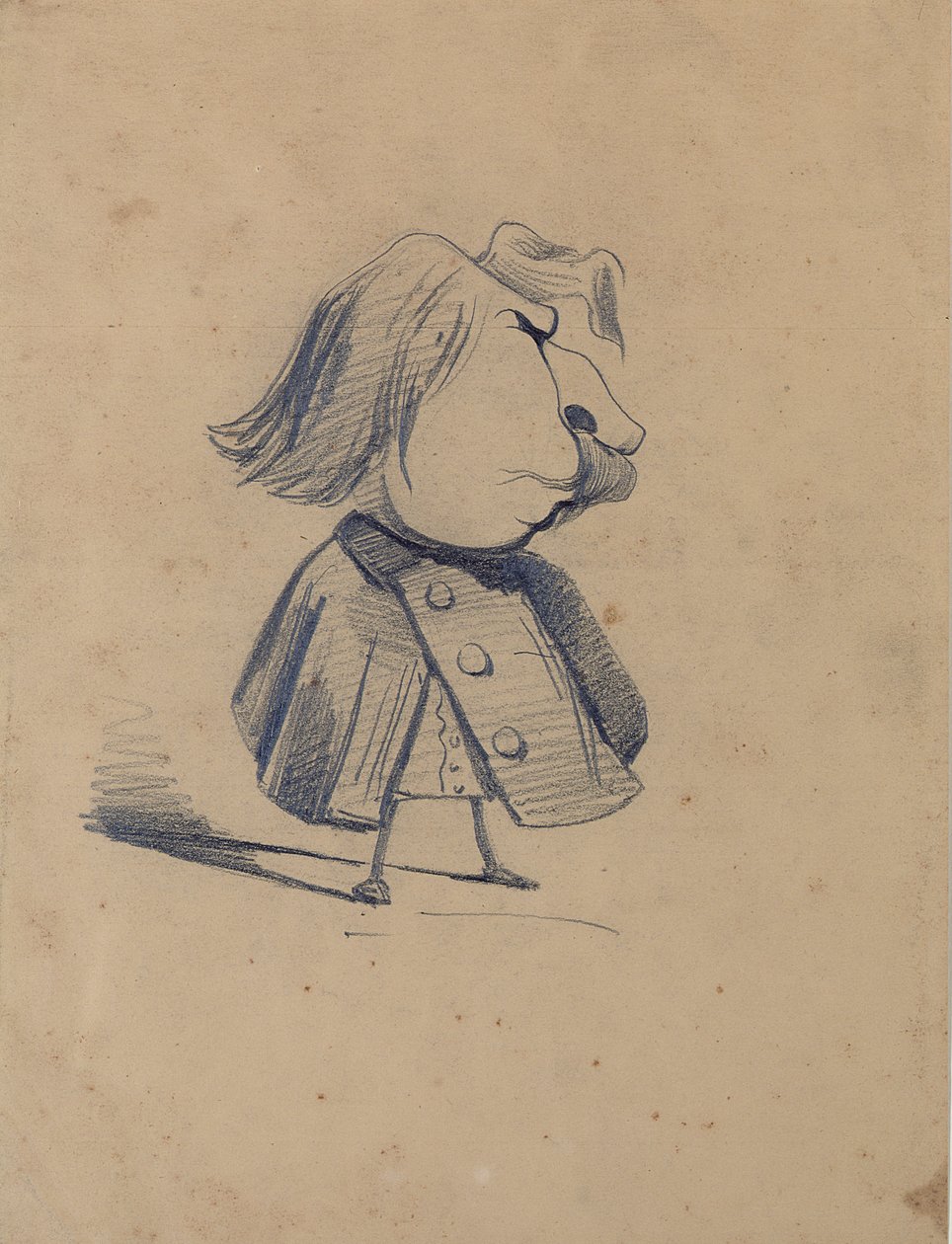 Alexandre Ursule Cellerier, llamado Félix, 1855-60 de Claude Monet