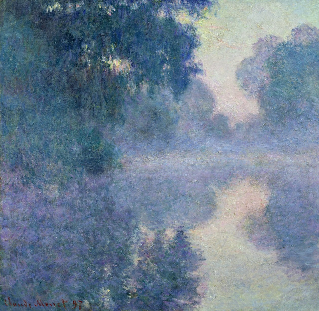 Rama del Sena cerca de Giverny, 1897 de Claude Monet