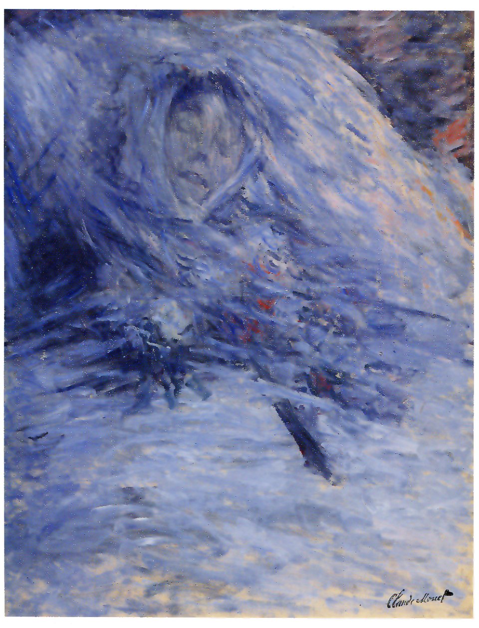 Camille Monet en su lecho de muerte de Claude Monet