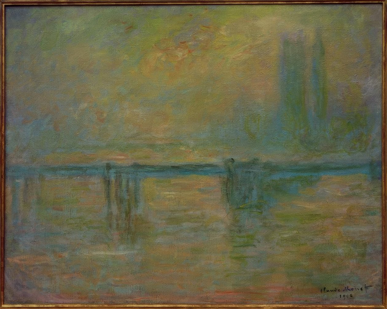 Puente de Charing Cross, niebla de Claude Monet