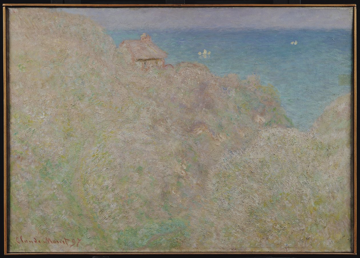 Acantilados en Varengeville, 1897 de Claude Monet