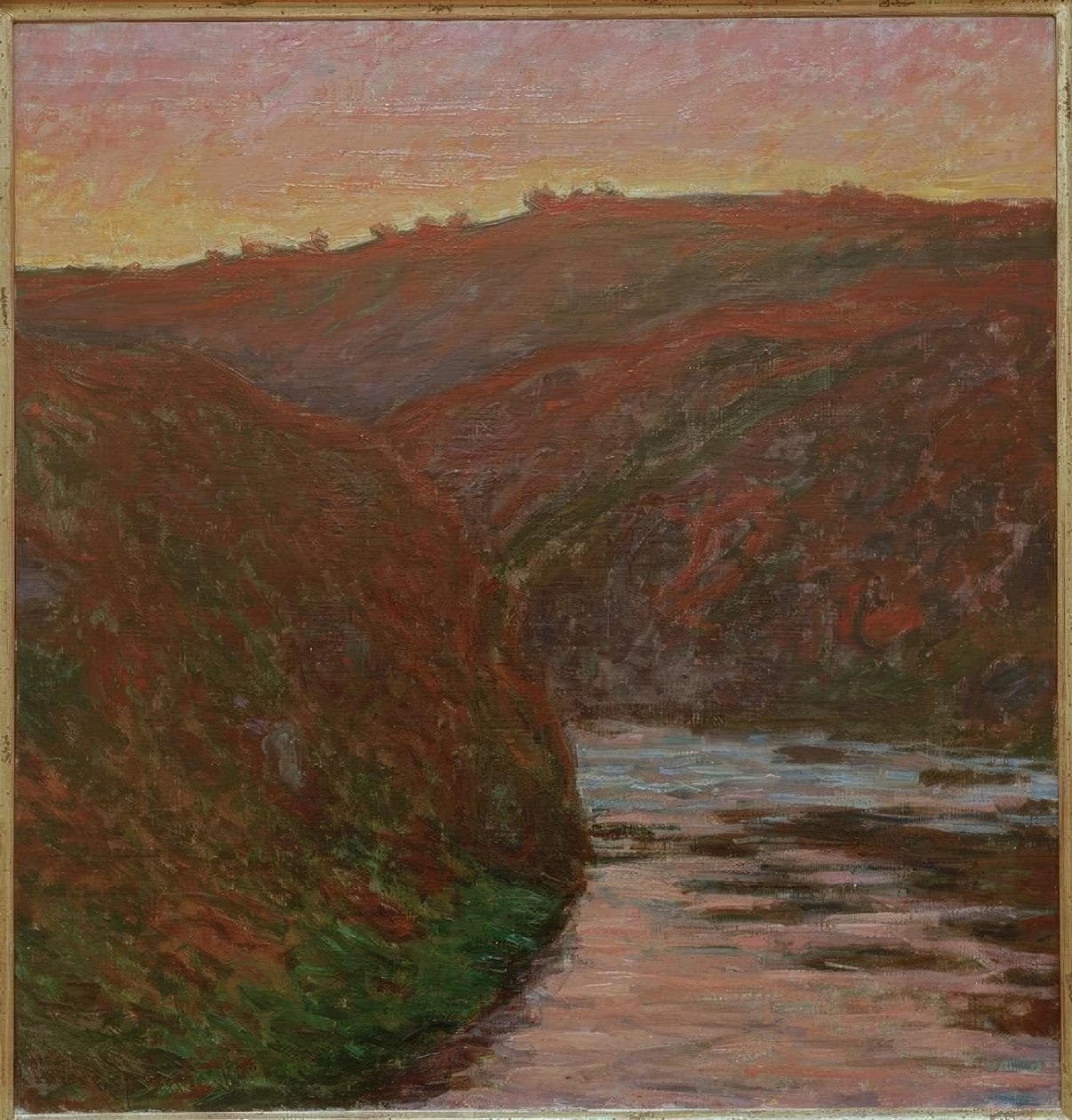 Creuse, puesta de sol de Claude Monet