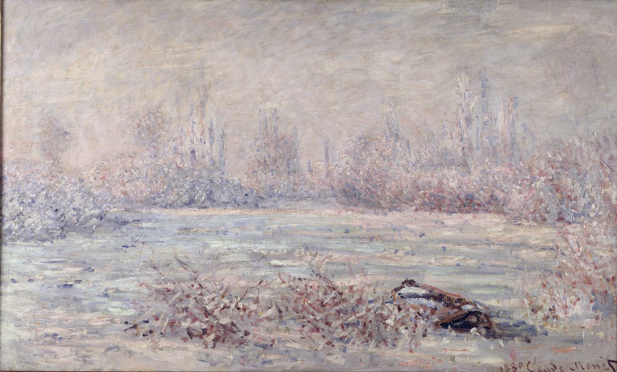 Escarcha cerca de Vetheuil de Claude Monet