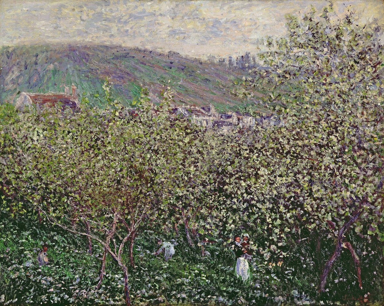 Recolectores de frutas, 1879 de Claude Monet