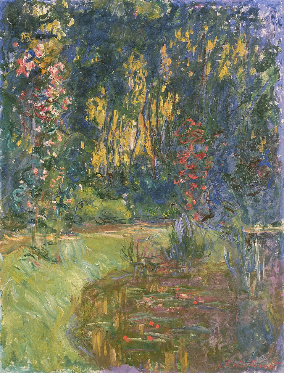 Jardín de Giverny, 1923 de Claude Monet