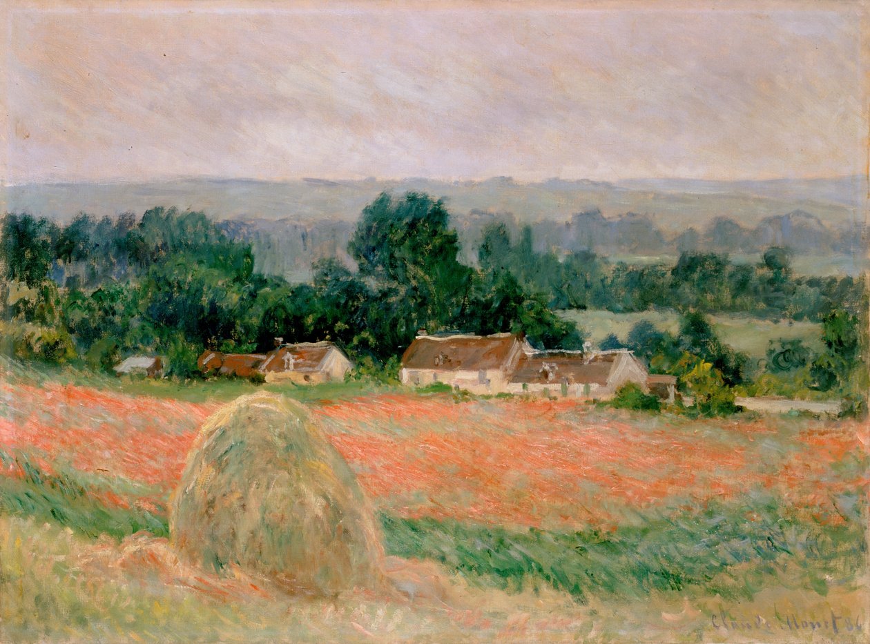 Almiar en Giverny de Claude Monet
