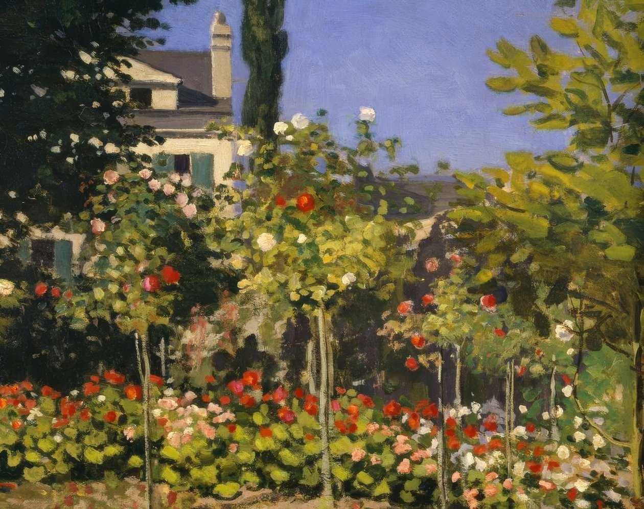 Jardín en flor de Claude Monet