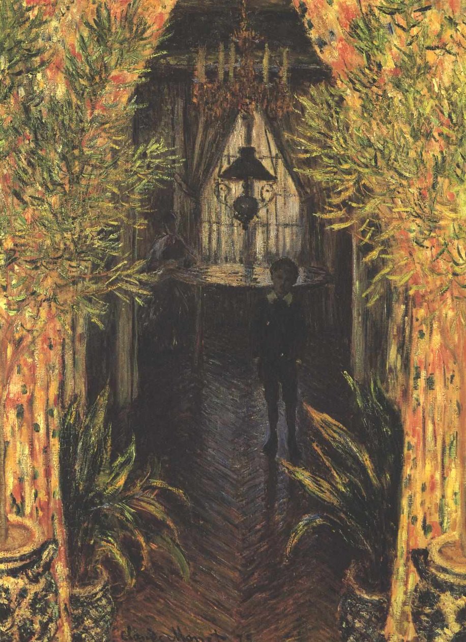 Jean Monet en la casa del artista de Claude Monet