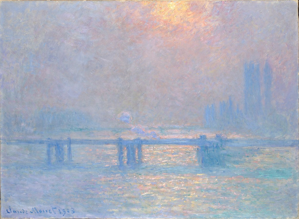 El Támesis en Charing-Cross de Claude Monet