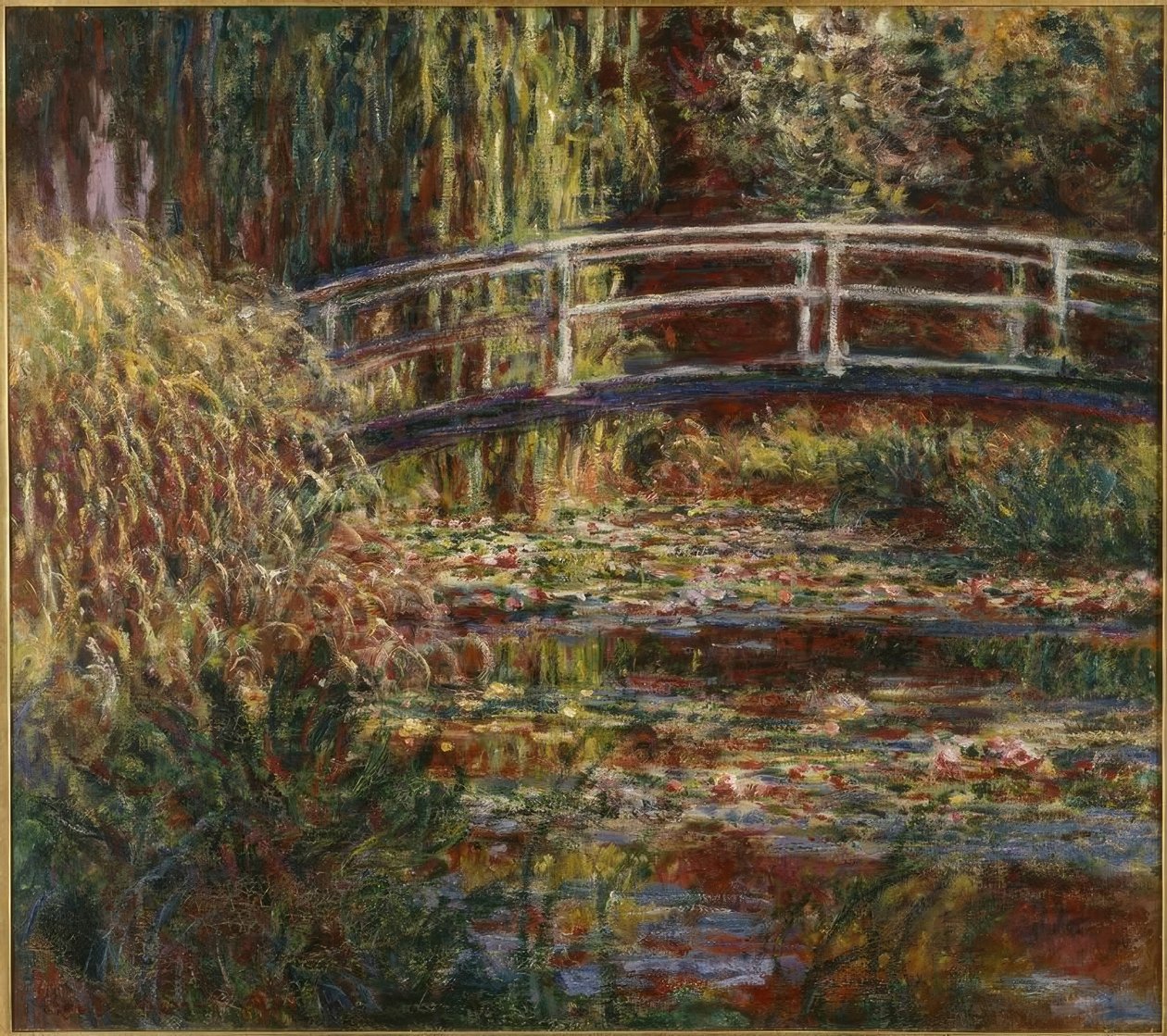 Le Bassin aux nymphéas, armonía rosa de Claude Monet
