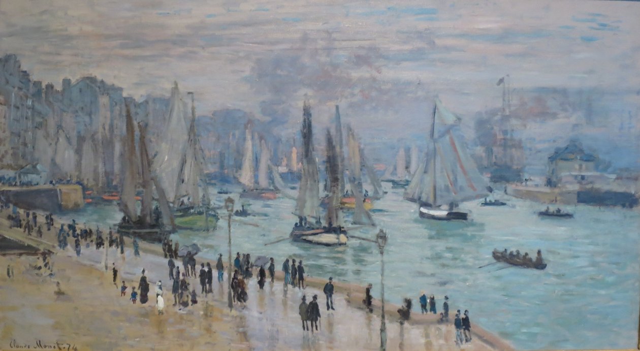 Le Havre, barcos de pesca saliendo del puerto de Claude Monet