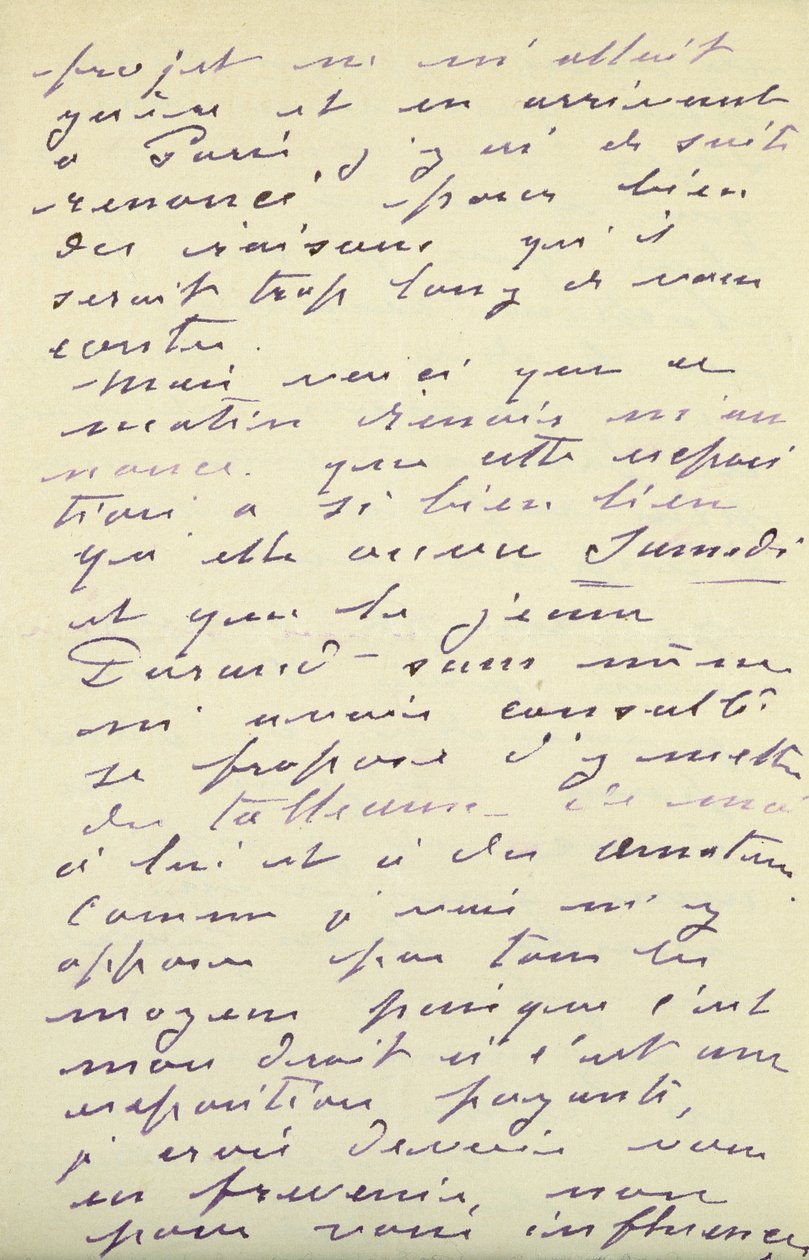 Carta de Claude Monet a Berthe Morisot, 1888 de Claude Monet