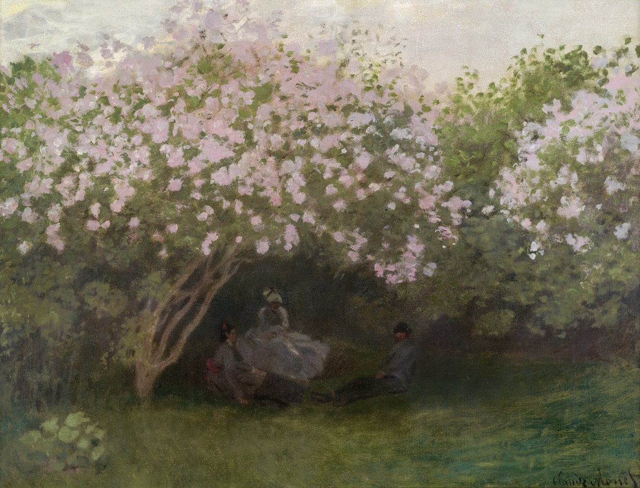 Lilas, clima gris, 1872 de Claude Monet