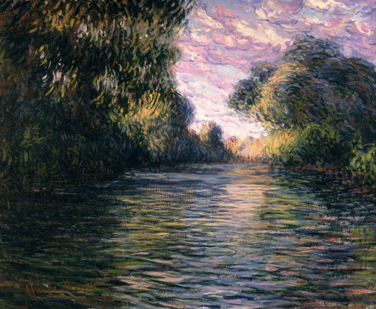 Mañana en el Sena, 1897 de Claude Monet
