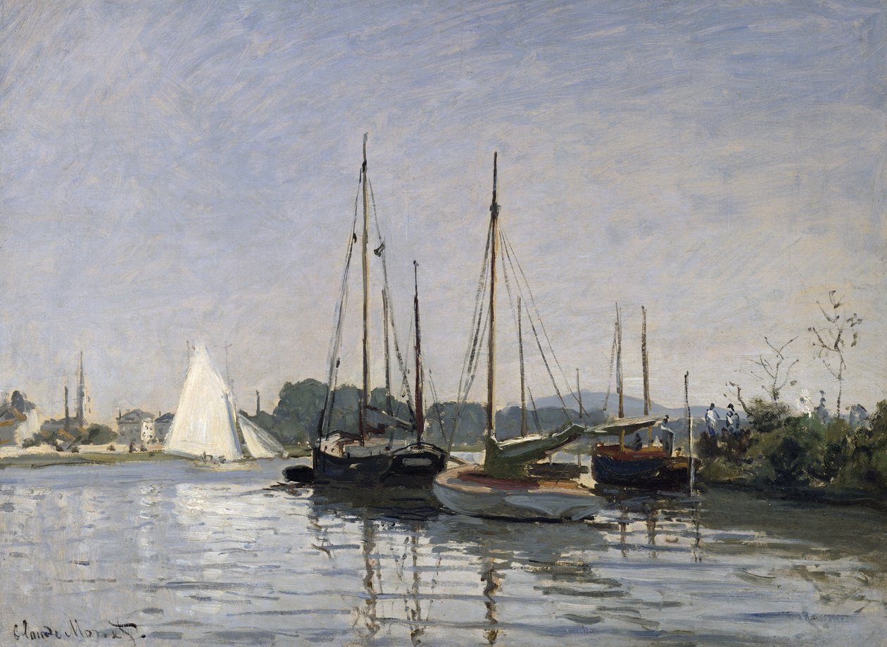 Barcos de Placer, Argenteuil, c.1872-3 de Claude Monet