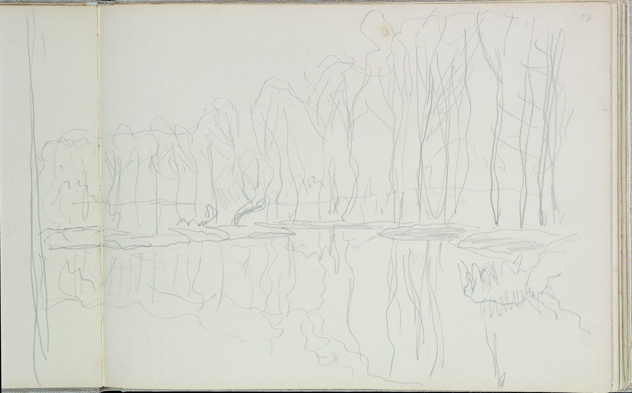 Álamos en el río Epte de Claude Monet