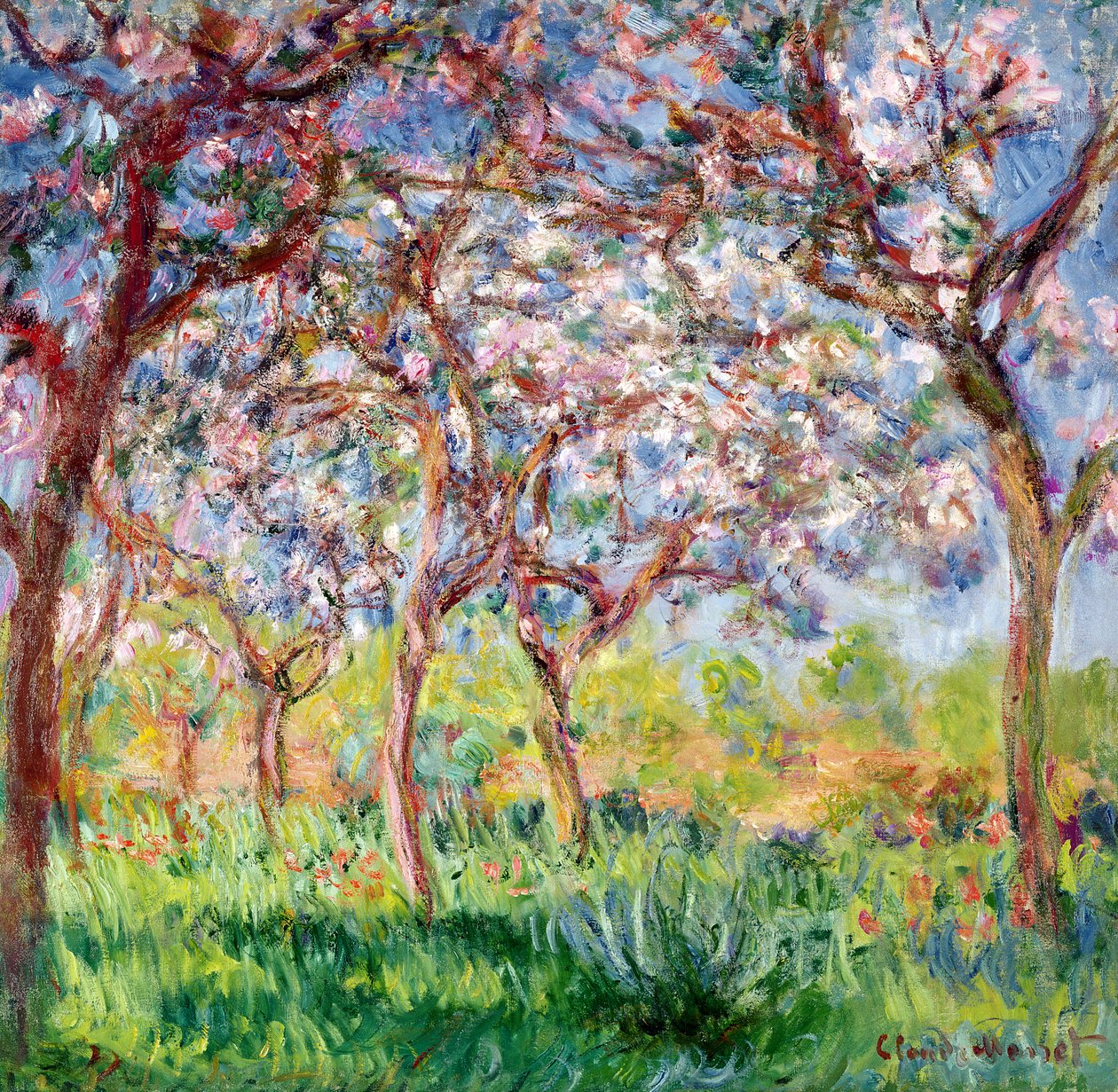 Primavera en Giverny, 1903 de Claude Monet