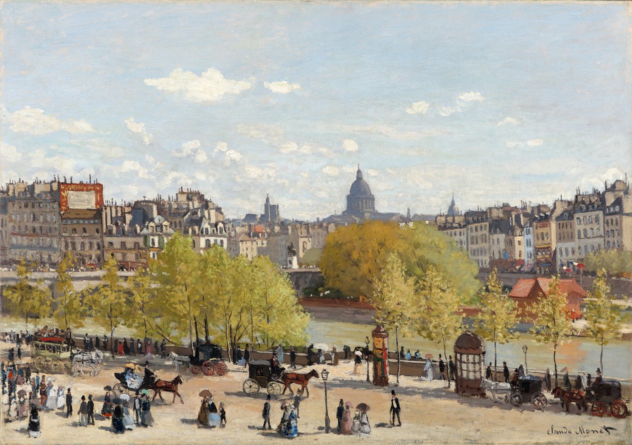 Quai du Louvre, París de Claude Monet