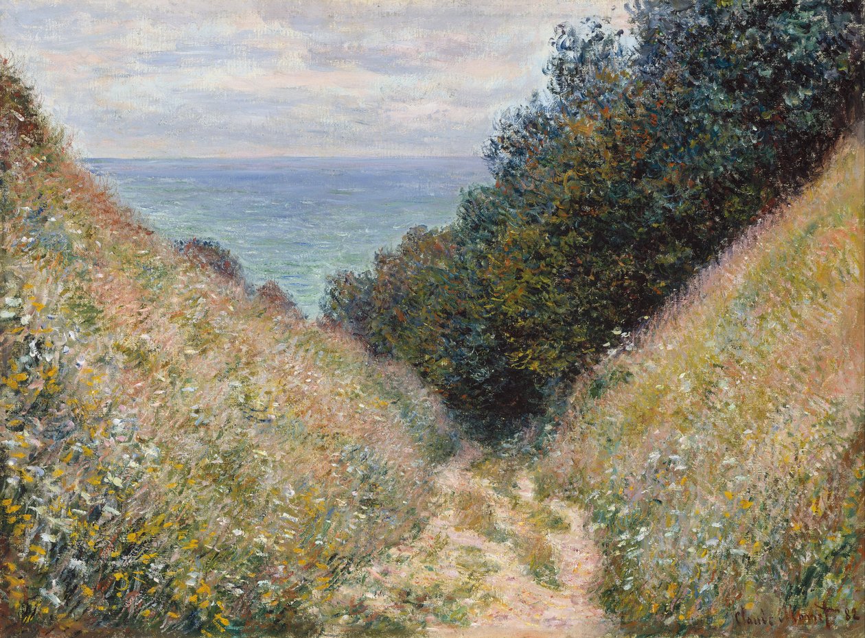 Camino en La Cavée, Pourville de Claude Monet